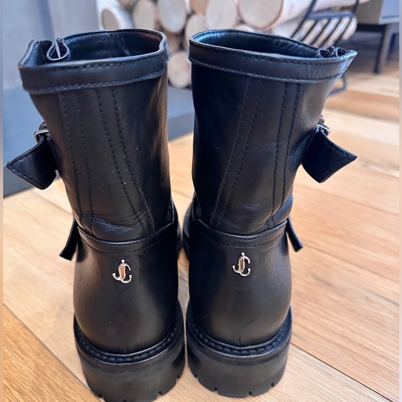 Jimmy Choo Double Buckle Moto Boot - Picture 6 of 7
